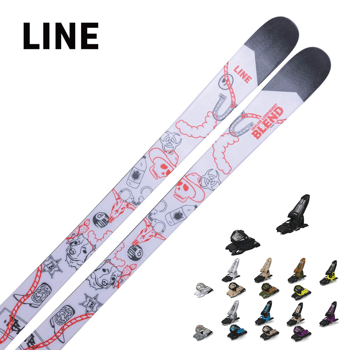 LINE〔Skis〕＜2026＞BLEND TBL [LN2509330] + MARKER GRIFFON 13
