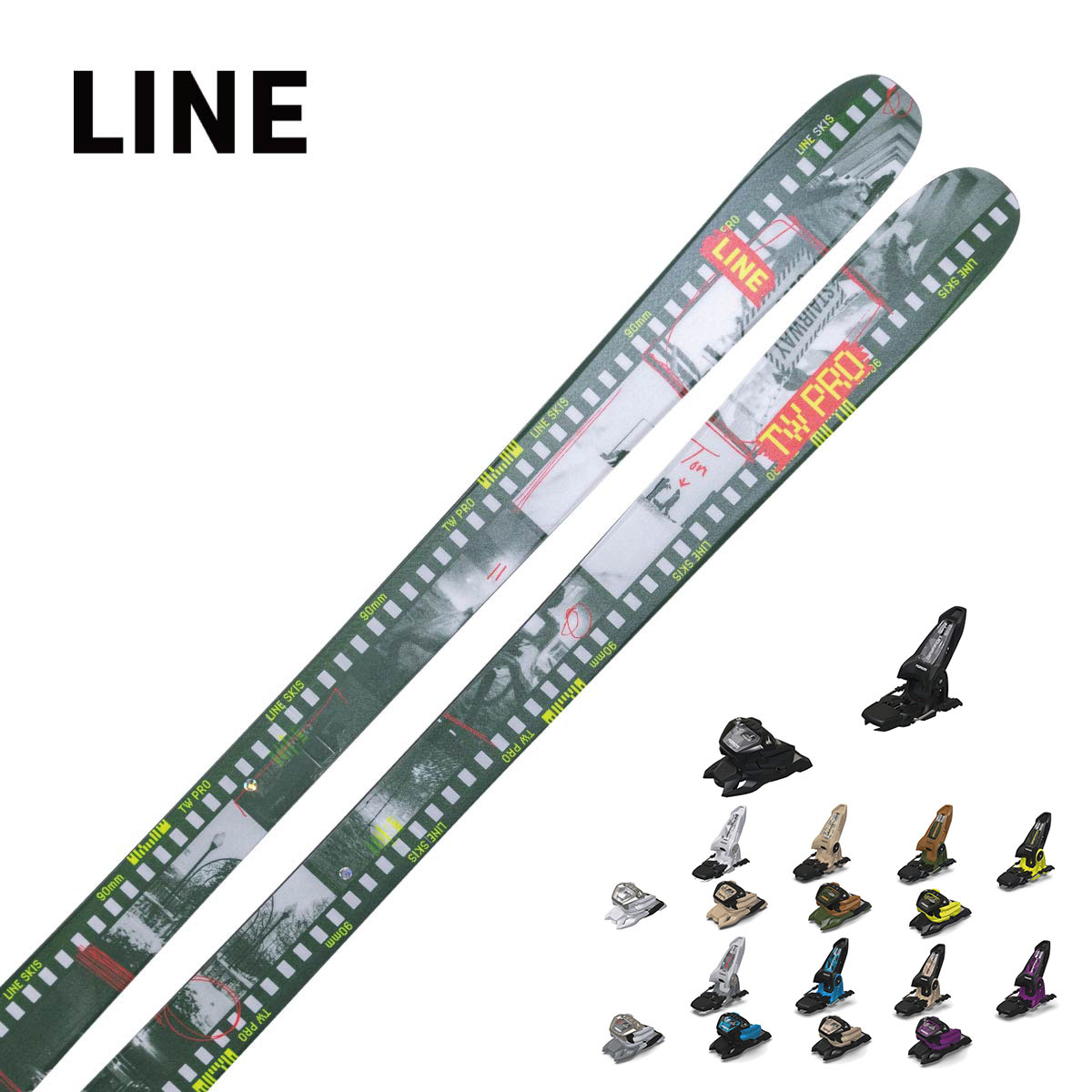 LINE〔滑雪板〕＜2026＞TOM WALLISCH PRO [LN2509340] + MARKER GRIFFON 13