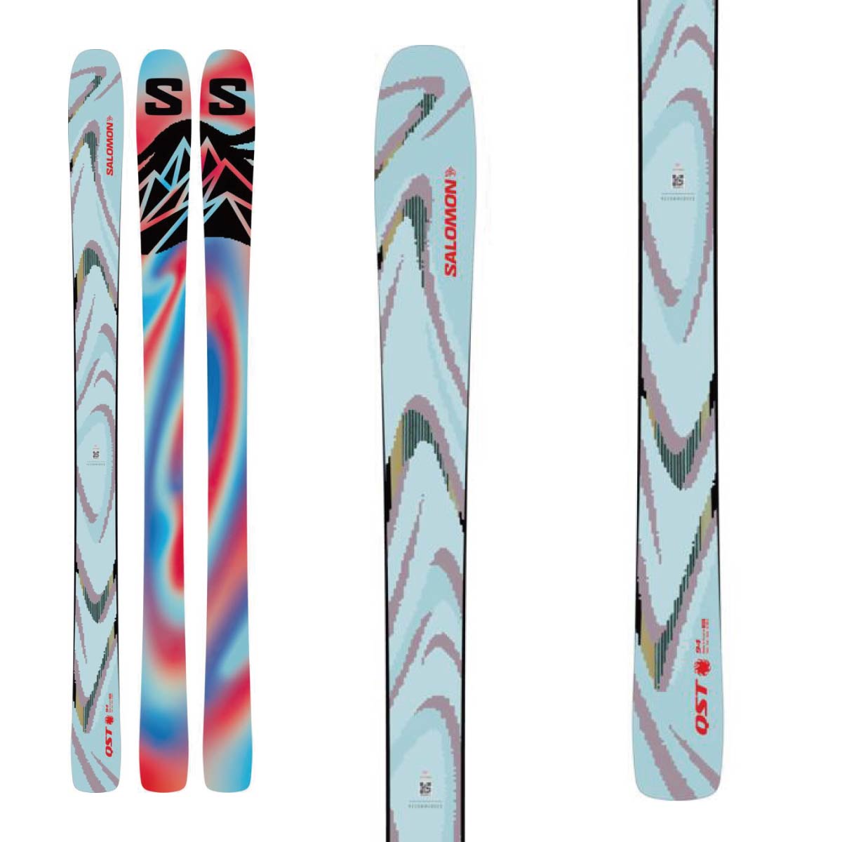 SALOMON〔Skis〕＜2026＞QST 94 ICED AQUA / [L47774600 + ]+ SALOMON