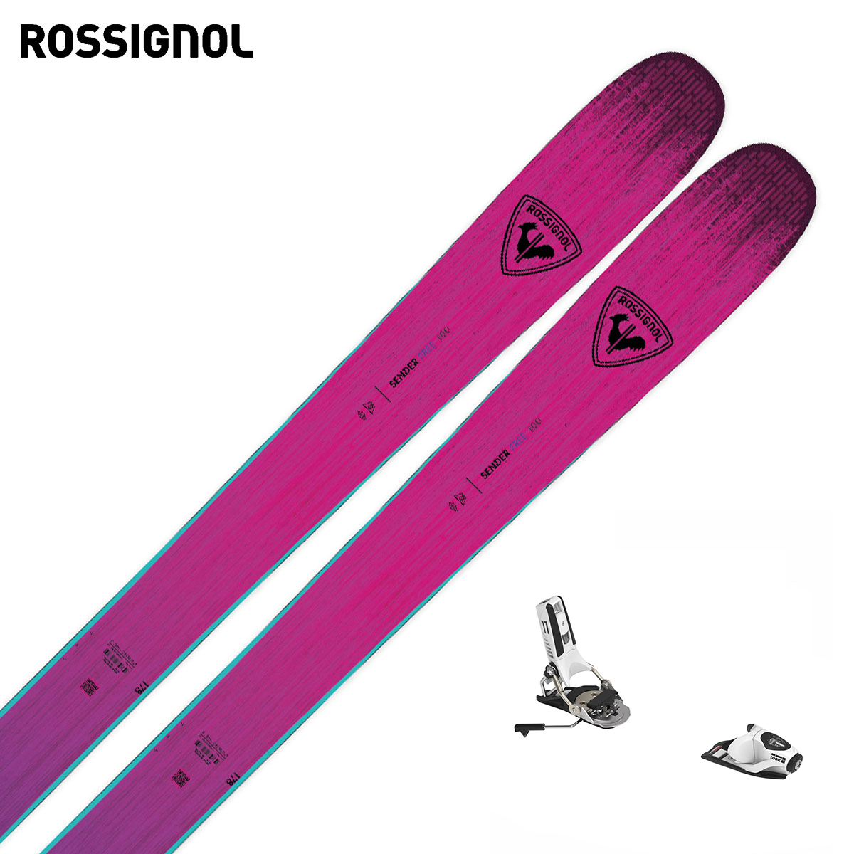 ROSSIGNOL〔滑雪板〕＜2026＞SENDER FREE 100 / RAOMS01 + LOOK PIVOT 2.0 11 GW