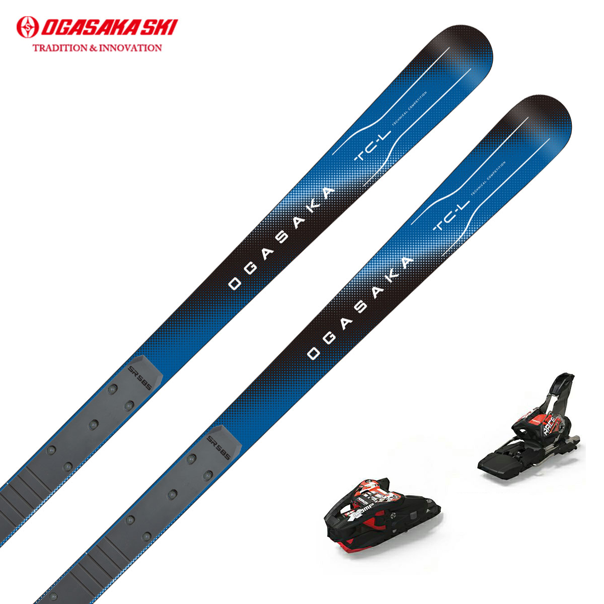 【No Overseas Shipping】OGASAKA〔Skis〕＜2026＞TC-L + SR585+ MARKER XCOMP 12