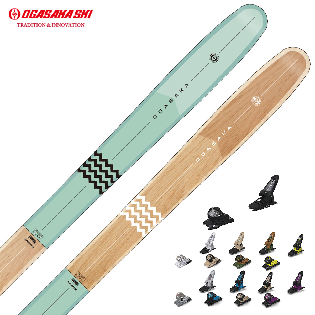 オガサカ KEO'S KS-GX/RD 165cm オガサカ KEOS KS-RT 165（ネット限定お買い得商品