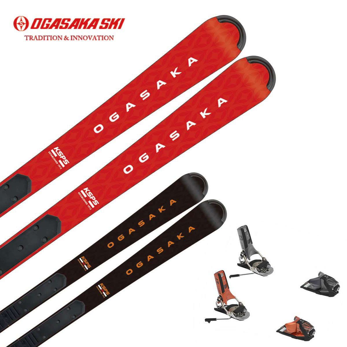 〔N〕【No Overseas Shipping】OGASAKA〔Skis〕＜2025＞KEO'S KS-PS + FM585 + PIVOT 2.0 13 GW