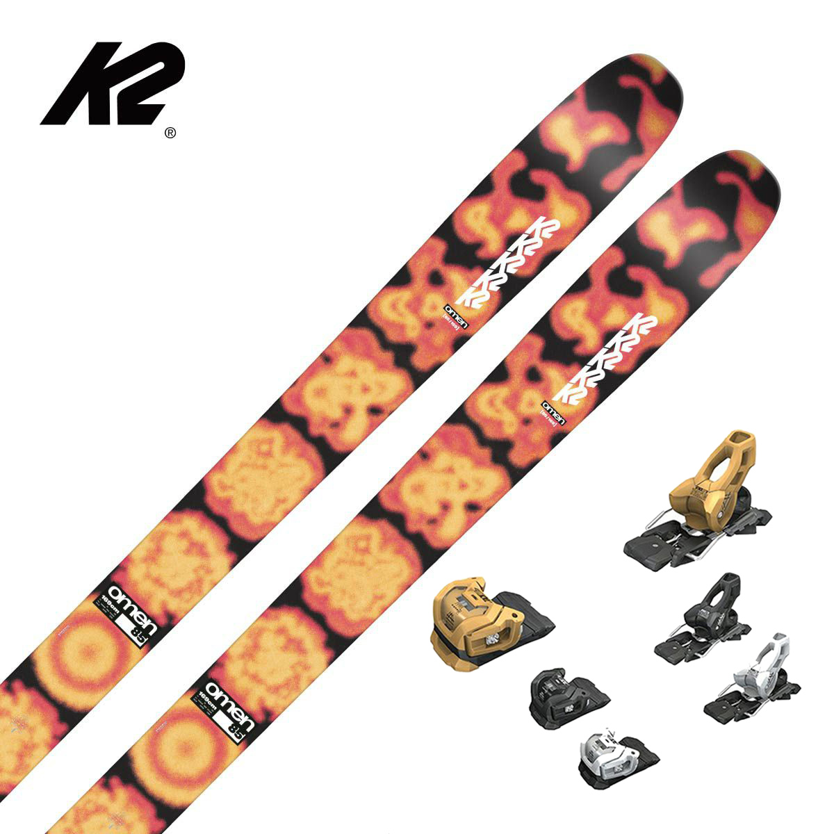 K2〔Skis〕＜2025＞OMEN 85 [KS240127] + TYROLIA ATTACK LYT 11 GW