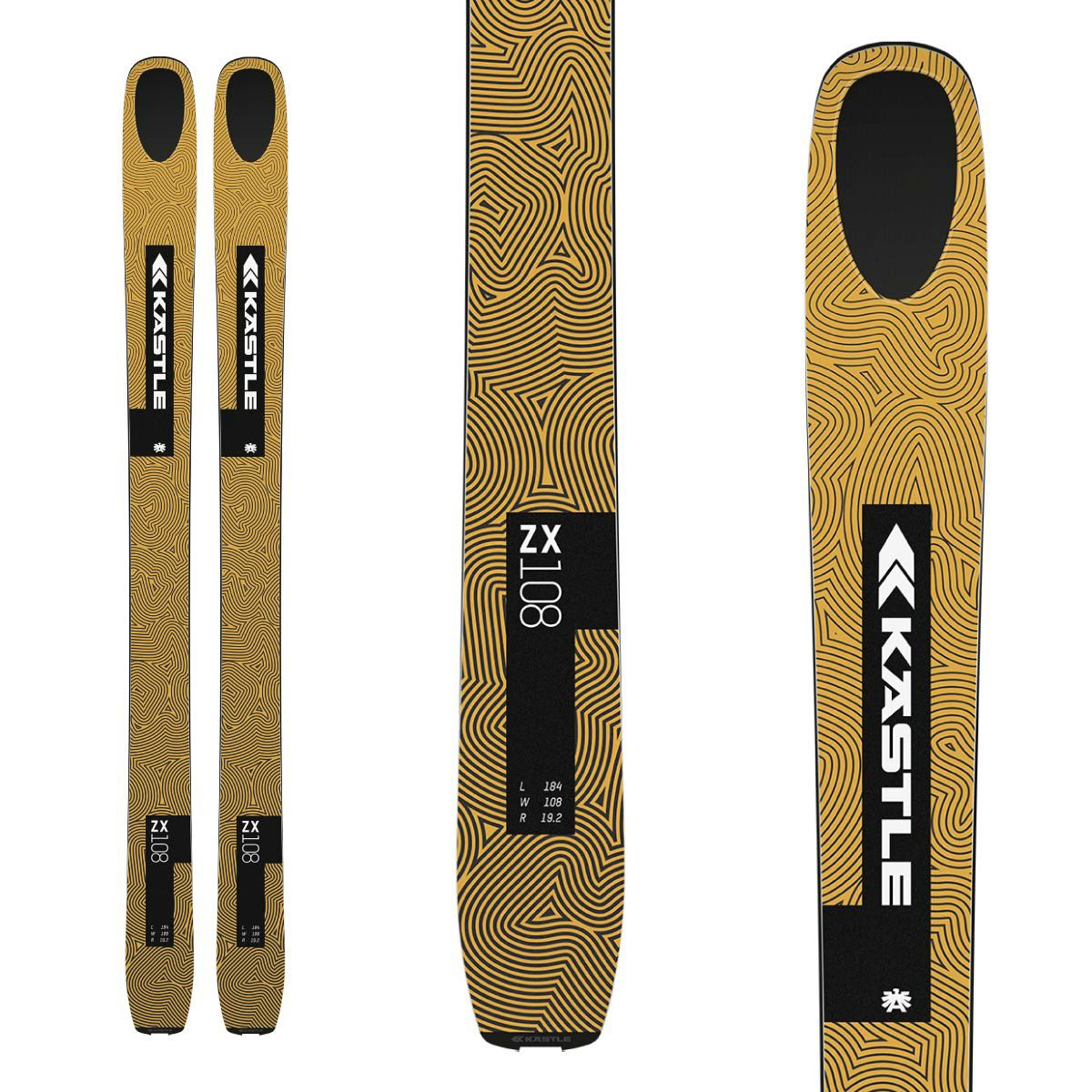 KASTLE〔Skis〕＜2025＞ZX 108 AZ10823 + TYROLIA ATTACK 14 GW - Ski