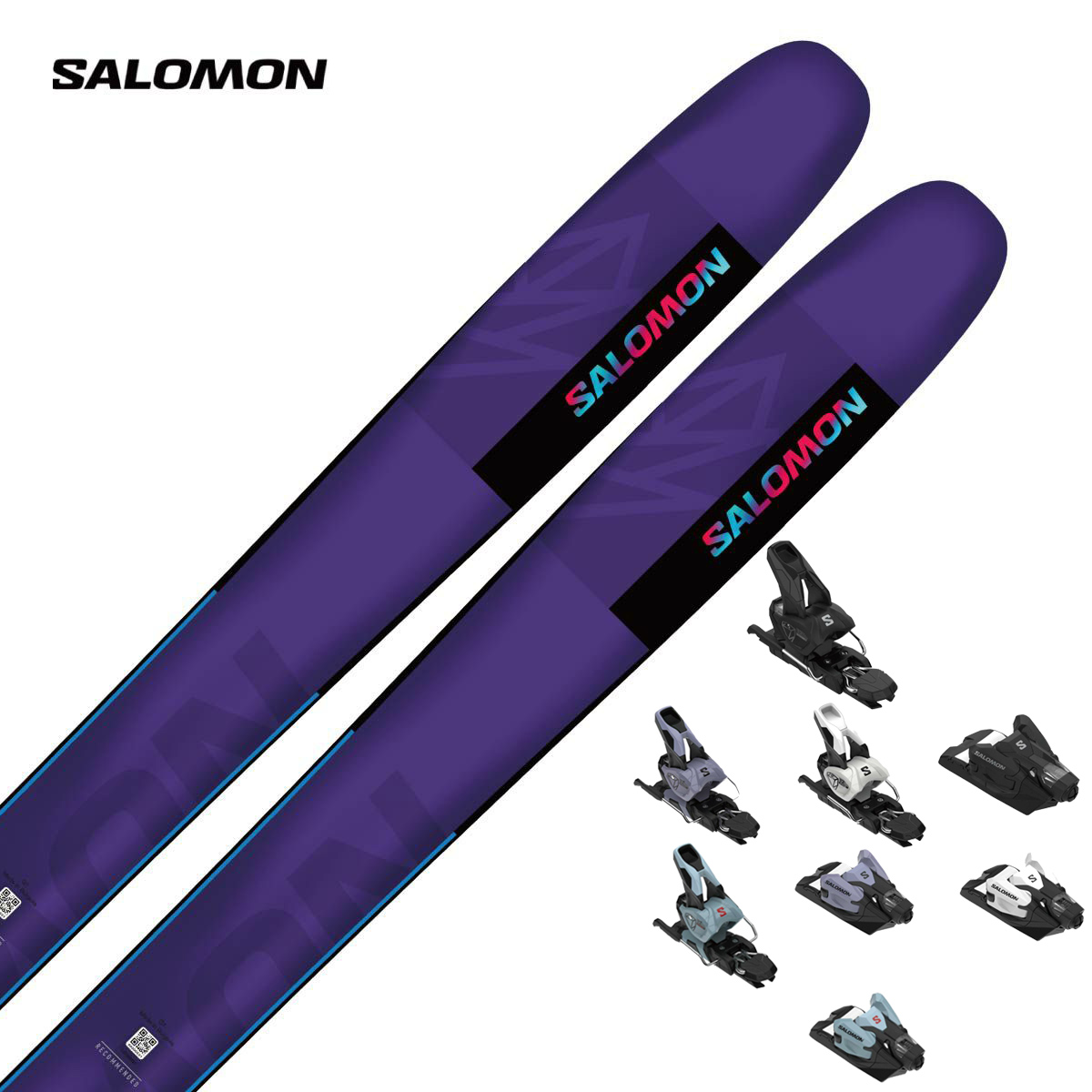 SALOMON〔滑雪板〕＜2025＞QST 98 [L47606800] + SALOMON STRIVE 12 GW