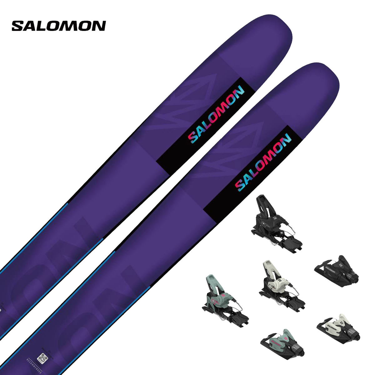 SALOMON〔滑雪板〕＜2025＞QST 98 [L47606800] + SALOMON STRIVE 14 GW