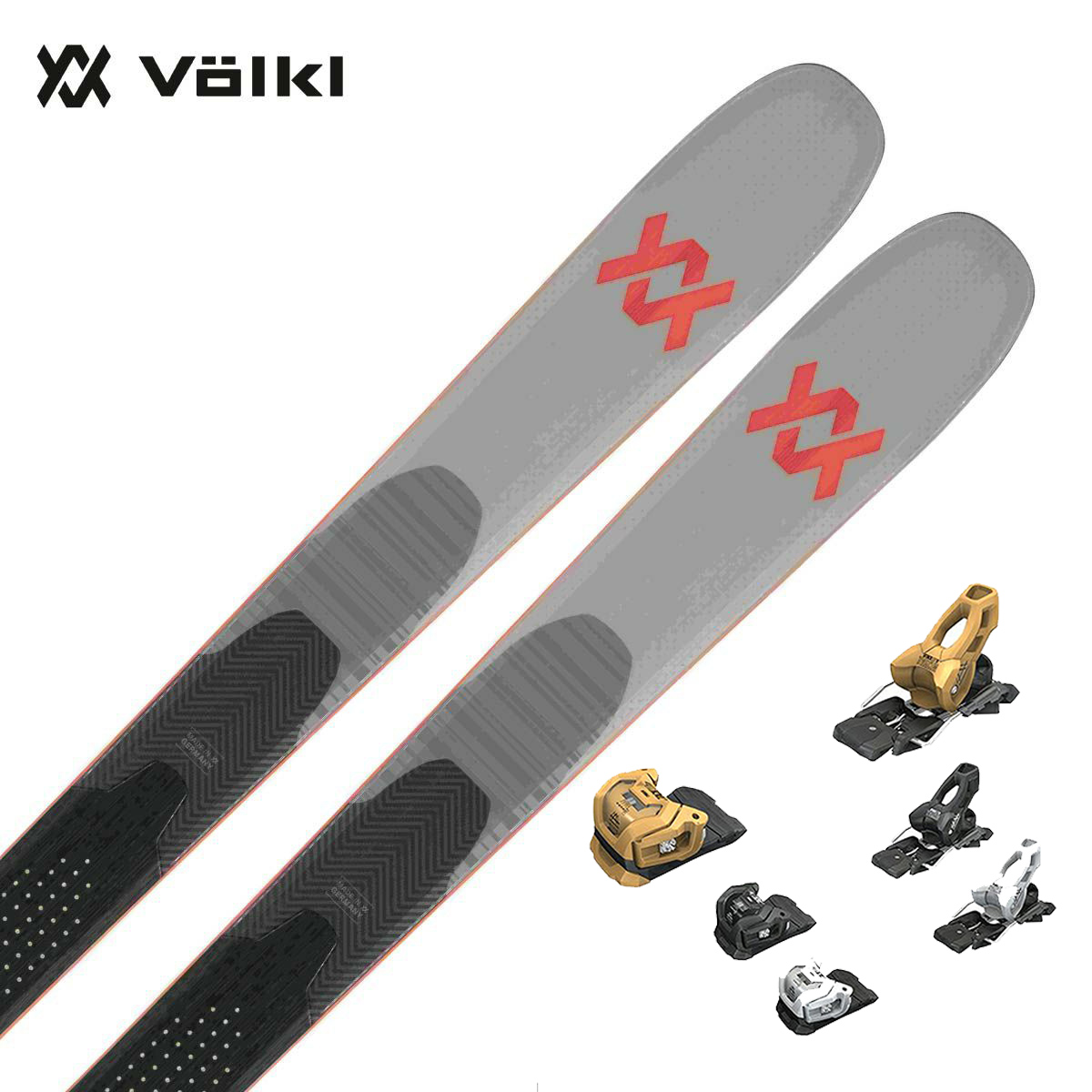 VOLKL〔滑雪板〕＜2025＞BLAZE 94 GREY RED [V2410134000] + TYROLIA ATTACK 11 GW