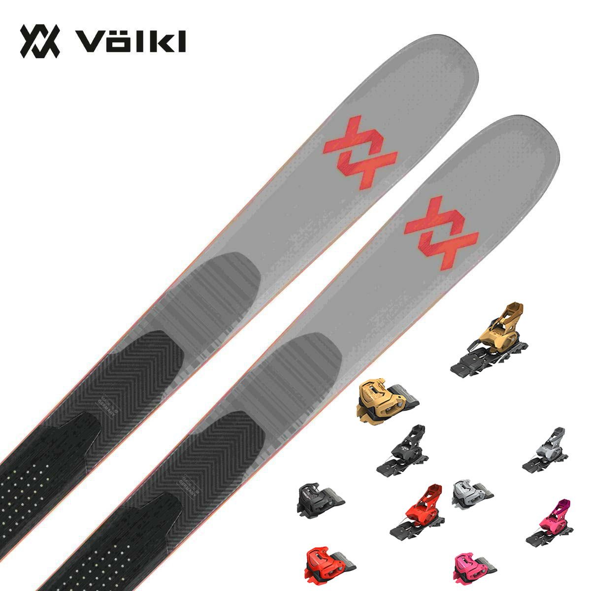 VOLKL〔滑雪板〕＜2025＞BLAZE 94 GREY RED [V2410134000] + TYROLIA ATTACK 14 GW