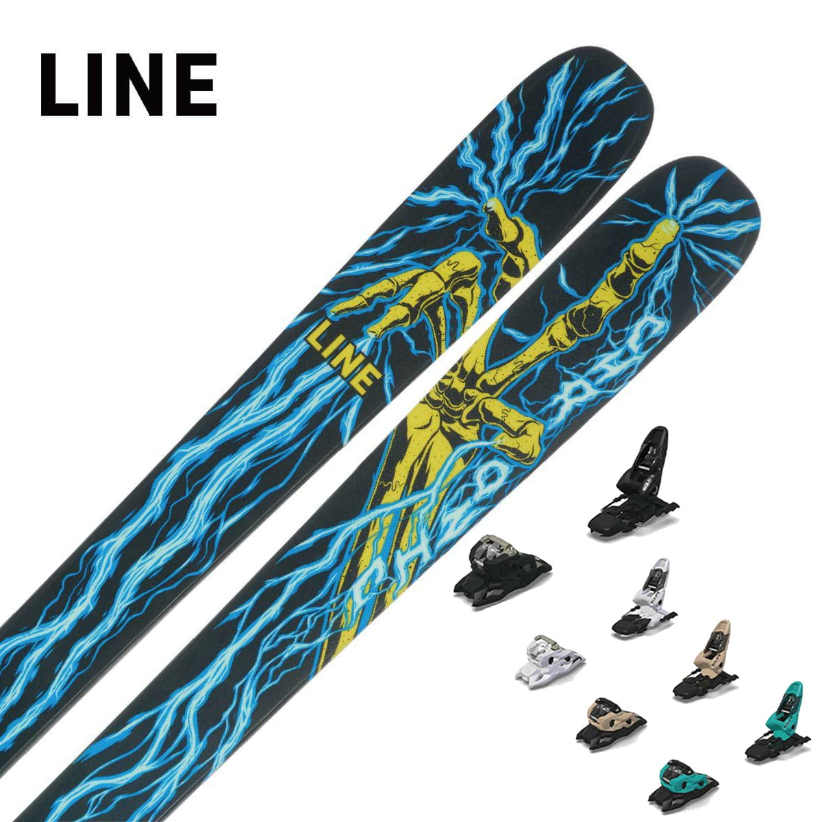 〔N〕LINE〔Skis〕＜2024＞CHRONIC 101 [A230300501] + MARKER SQUIRE 11