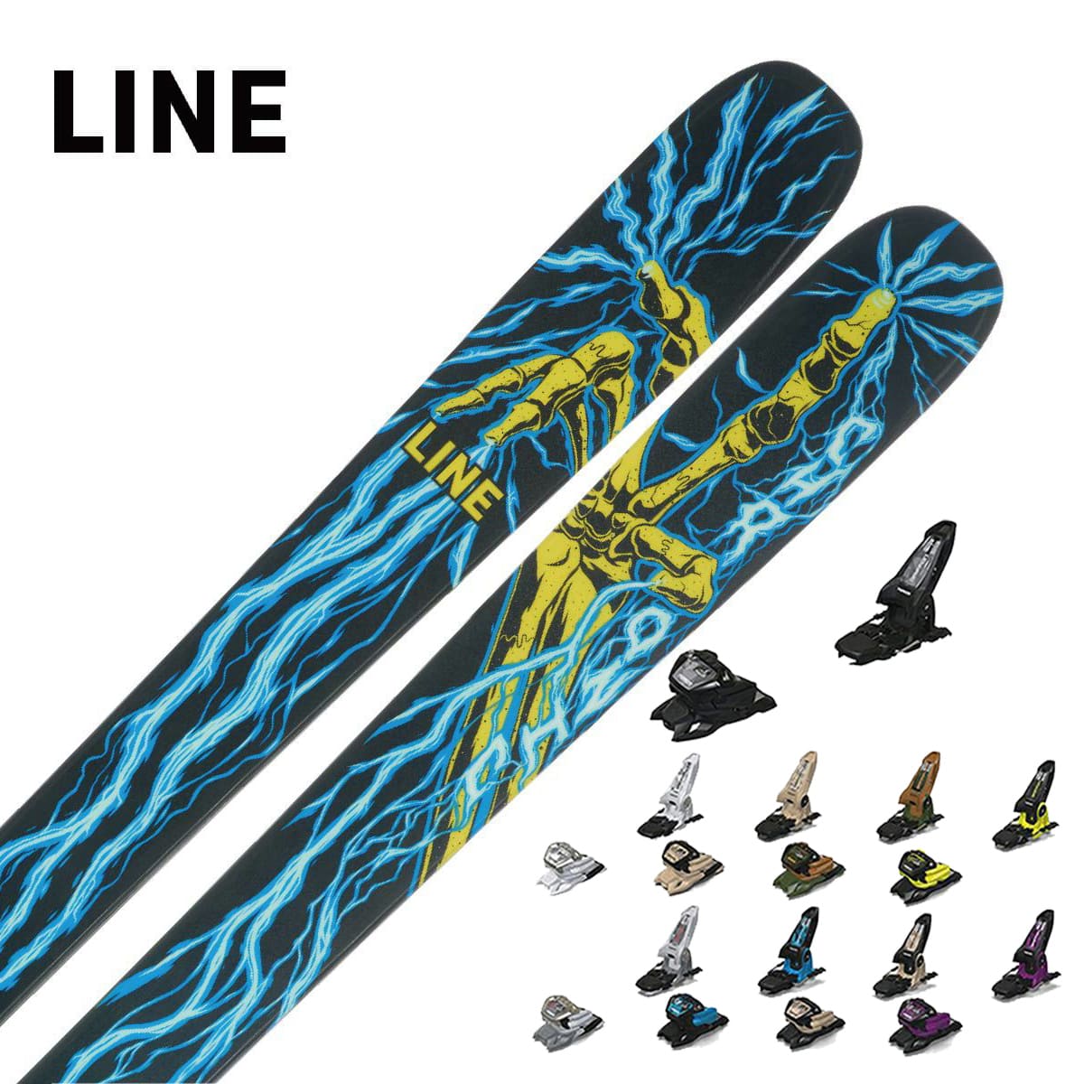 〔N〕LINE〔Skis〕＜2024＞CHRONIC 101 [A230300501] + MARKER GRIFFON 13
