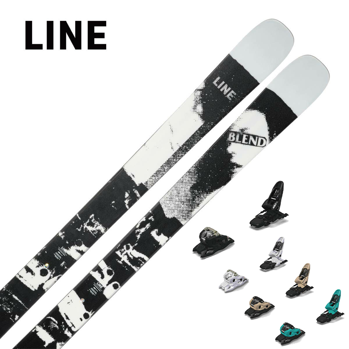 〔N〕LINE〔Skis〕＜2025＞BLEND [LN2401880] + MARKER SQUIRE 11