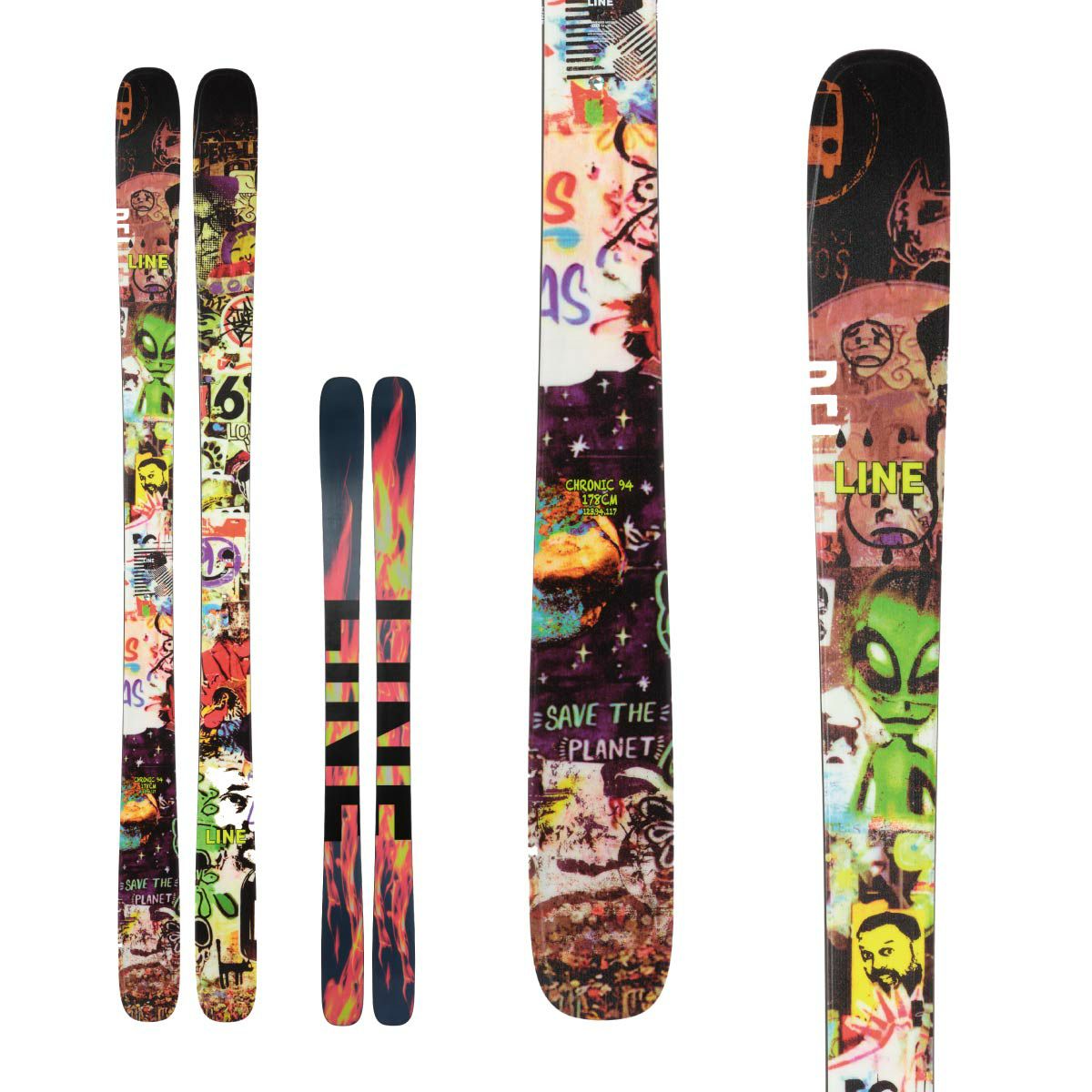 N〕LINE〔Skis〕＜2025＞CHRONIC 94 [LN2401870] + MARKER SQUIRE 11