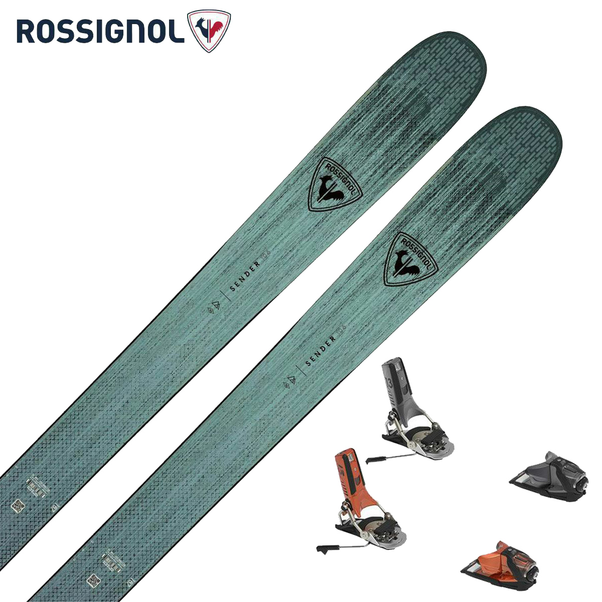 ROSSIGNOL〔滑雪板〕＜2025＞SENDER 106 [RANMI01] + LOOK PIVOT 2.0 13 GW
