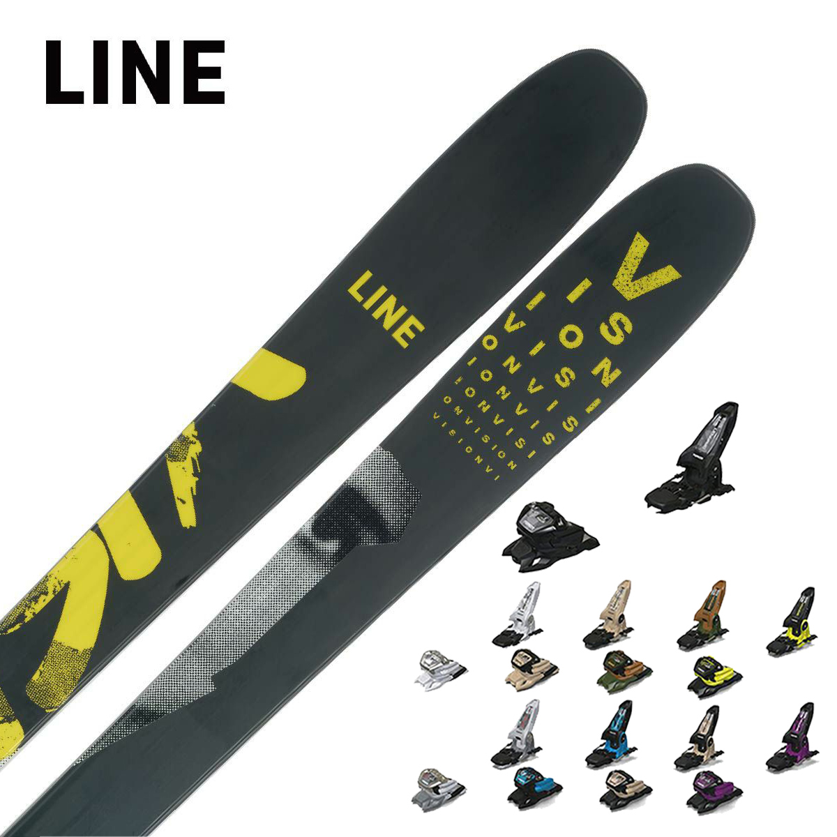LINE〔Skis〕＜2024＞VISION 98 [A230301201] + MARKER GRIFFON 13
