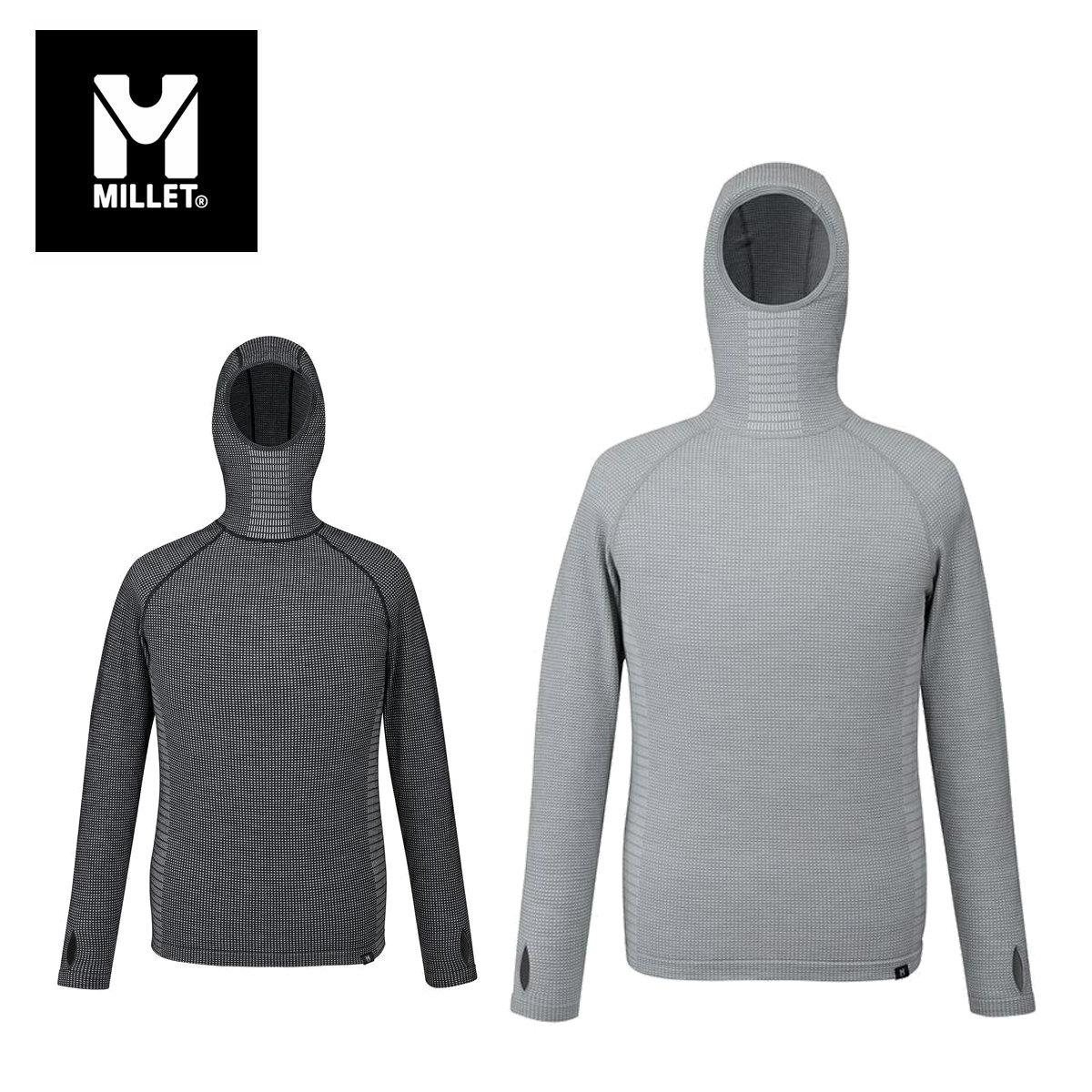 MILLET〔Men's Base layer〕＜2026＞WAFFLE WOOL HD M / MIV01904