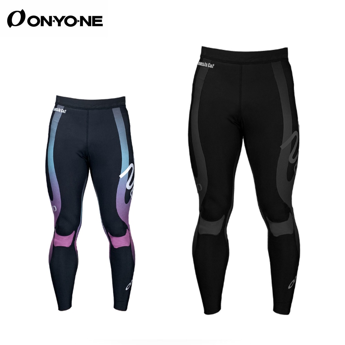【No Overseas Shipping】ONYONE〔Men's Leggins〕＜2027＞Kinesio Cut Long Tights / OKP97721
