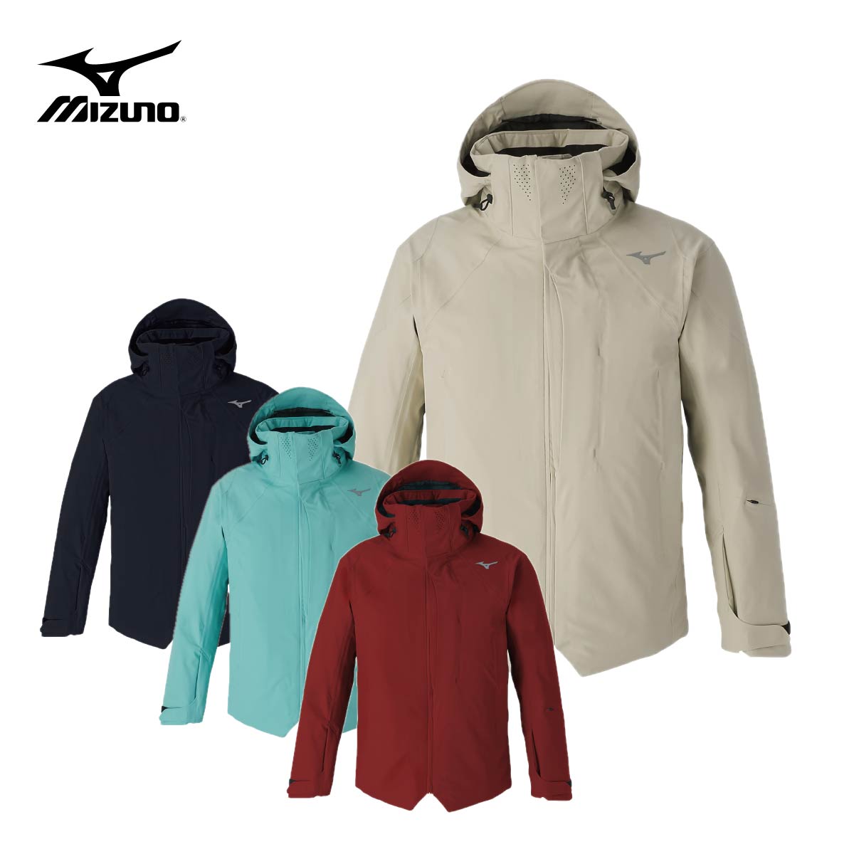 【新款预售】MIZUNO〔滑雪服 上衣〕＜2027＞Z2MED302 / BLACK LIMITED PARKA