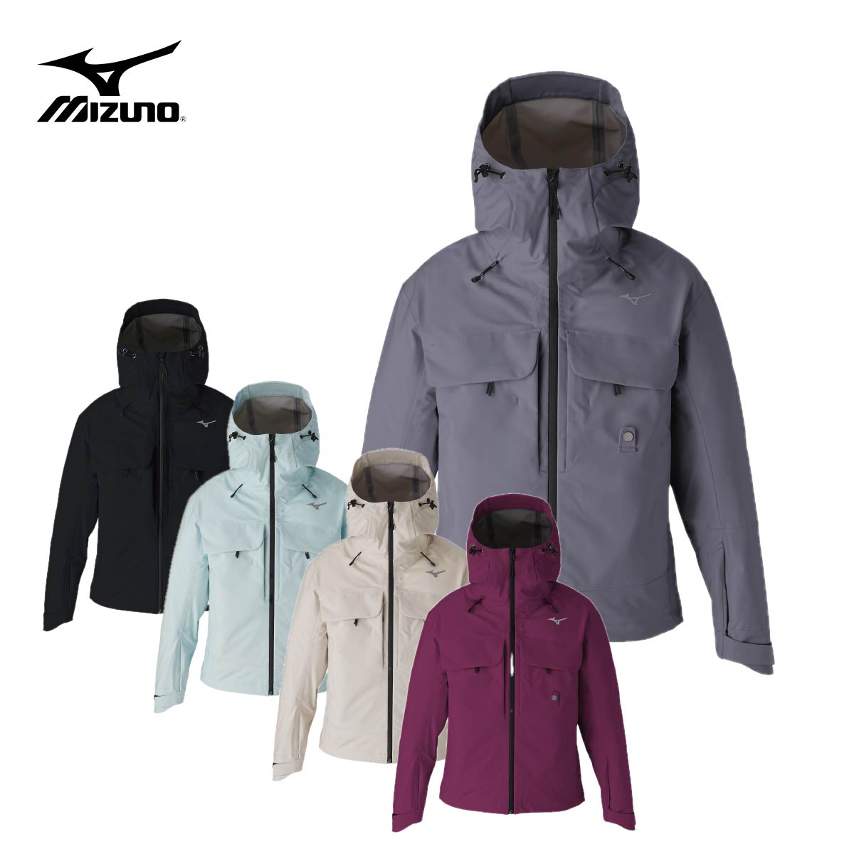 【新款预售】MIZUNO〔滑雪服 上衣〕＜2027＞Z2MED310 / UNFUSSY SHELL PARKA