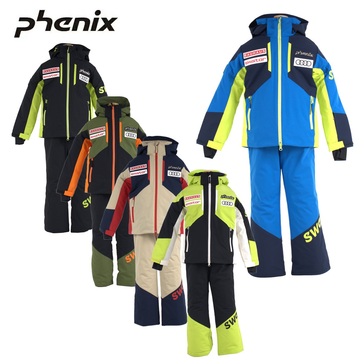 PHENIX〔滑雪服上下套装 儿童 少年〕＜2027＞EFB262P83SWE / SWEDEN JUNIOR TWO-PIECE