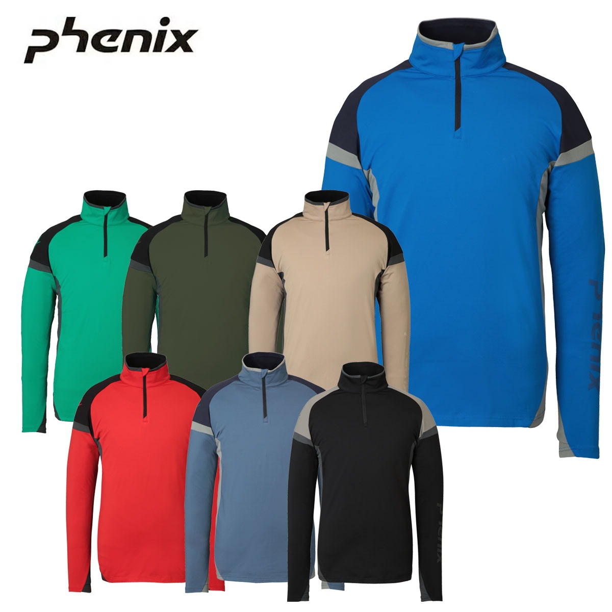 〔20261015〕PHENIX〔Men's Baselayer〕＜2027＞ESM26LS31 / COLOR BLOCK INNER