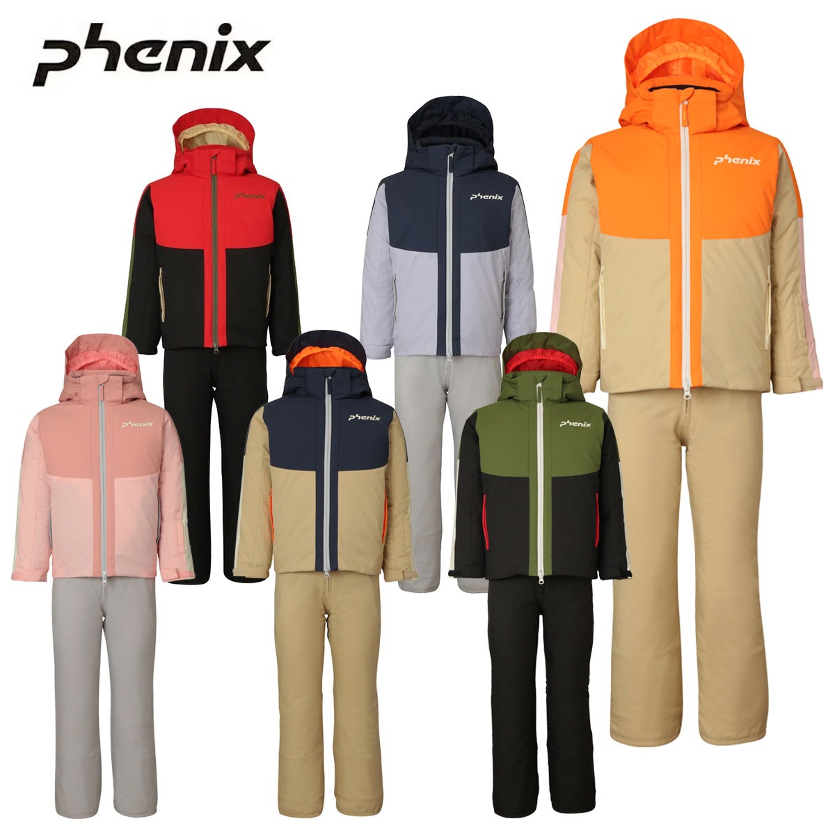 PHENIX〔滑雪服上下套装 儿童 少年〕＜2027＞ESB262P82 / YUKI HERO JR TWO-PIECE