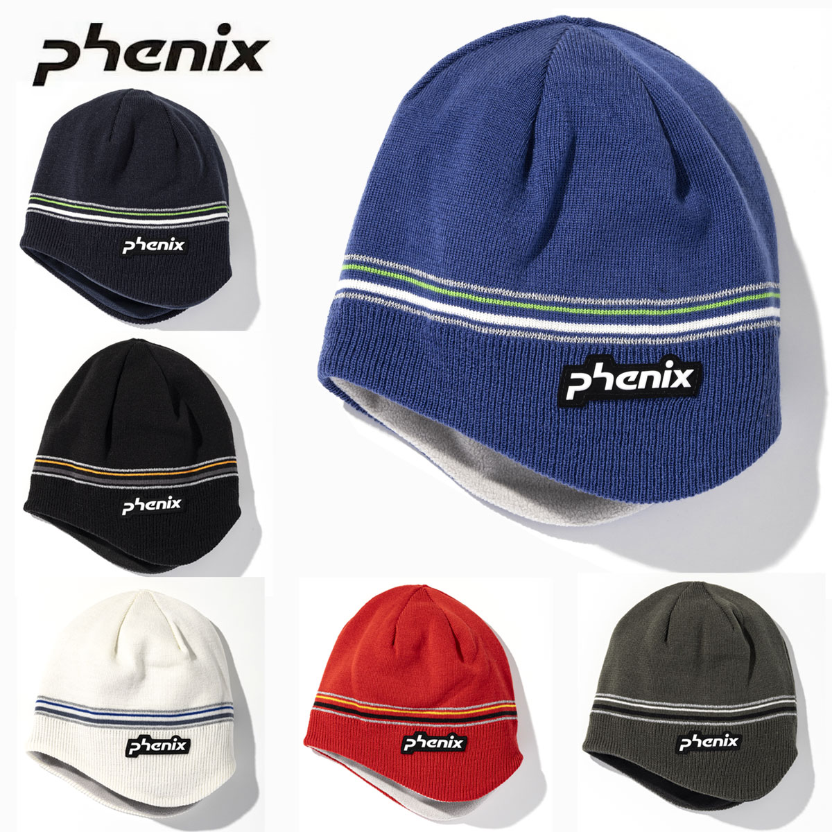PHENIX〔針織帽 男款〕＜2027＞ESM26HW10 / SIMPLE LINED KNIT BEANIE