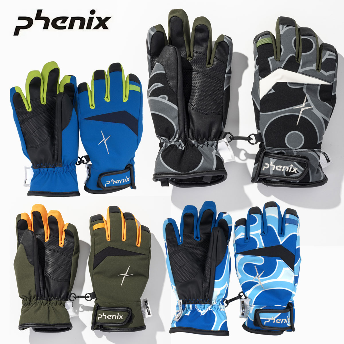 〔20261015〕PHENIX〔Kids Ski Gloves〕＜2027＞ESB26GL83 / EDGE DRIVE GLOVES
