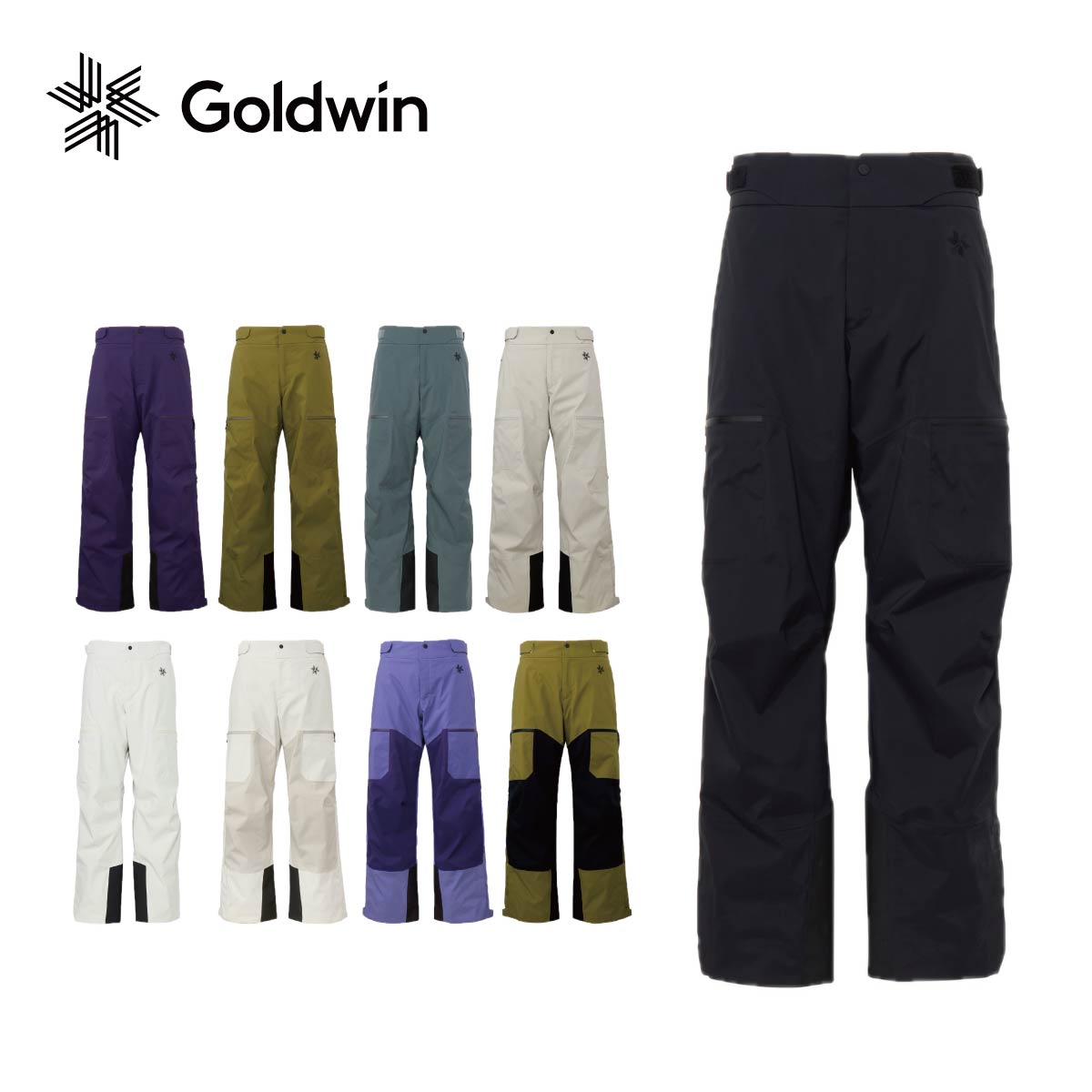 【新款预售】GOLDWIN〔滑雪裤〕＜2027＞G-AXIS WIDE PANTS / G35354