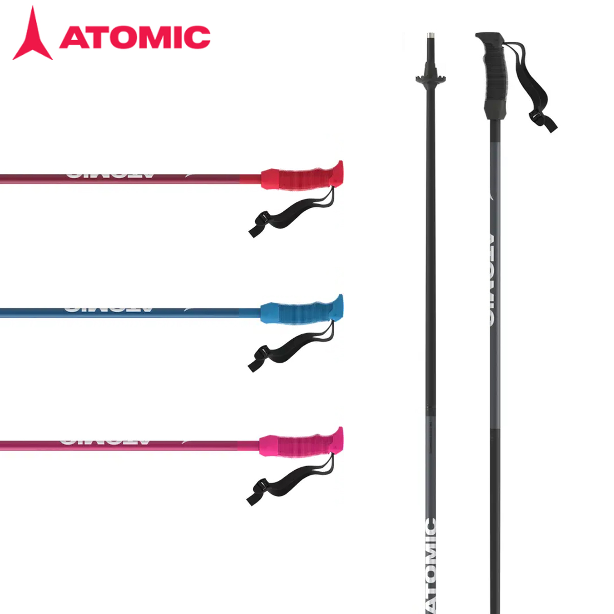 〔AA〕ATOMIC〔Kids Ski Pole〕＜2026＞AMT JR / AJ500578