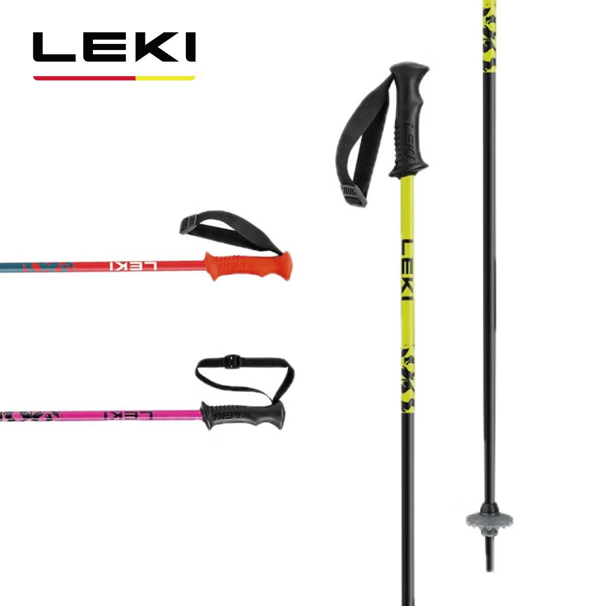 【新款预售】LEKI〔滑雪杖 儿童 少年〕＜2027＞RIDER / 6534414【AL】