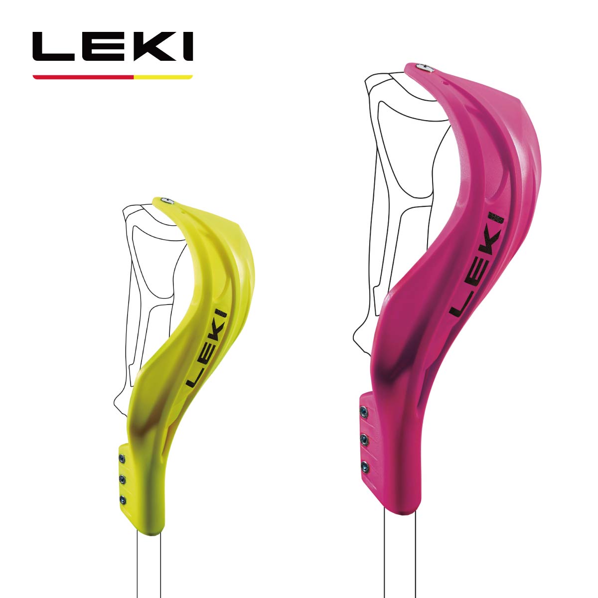 【新款預售】LEKI〔手背護具〕＜2027＞GATE GUARD CLOSED WORLDCUP COMPACT / 86463111