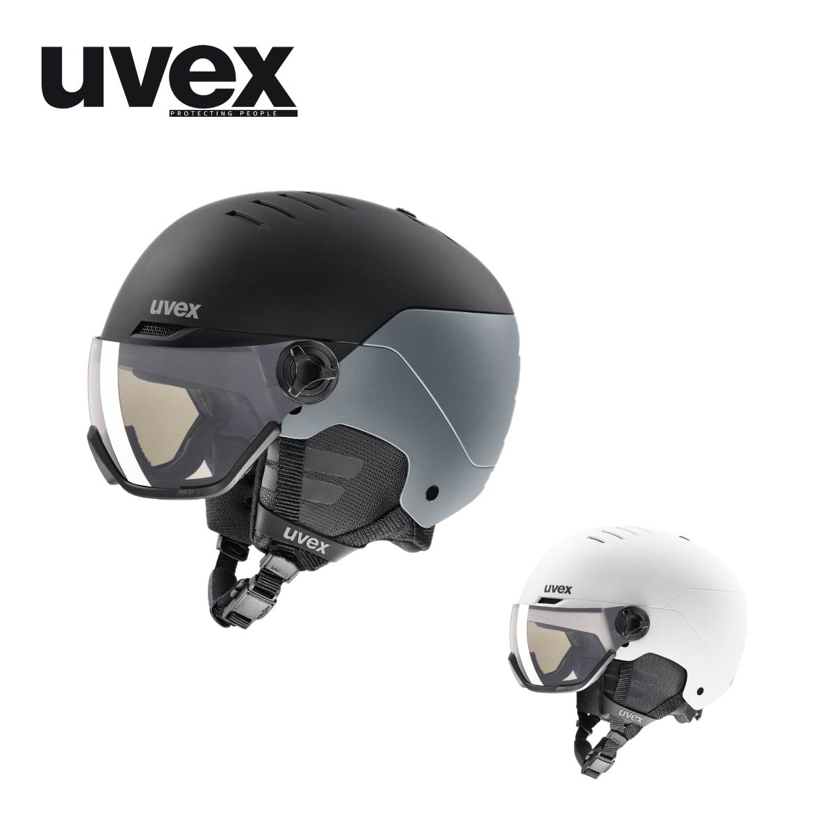 【新款預售】UVEX〔滑雪頭盔〕＜2027＞wanted visor pro v