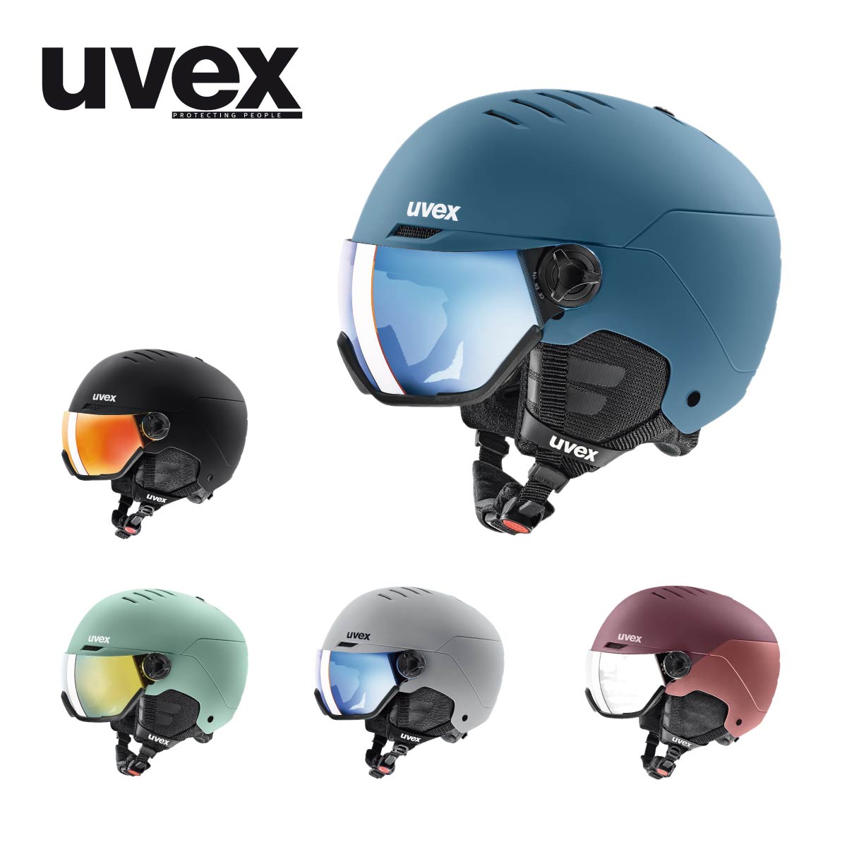 【新款預售】UVEX〔滑雪頭盔〕＜2027＞wanted visor