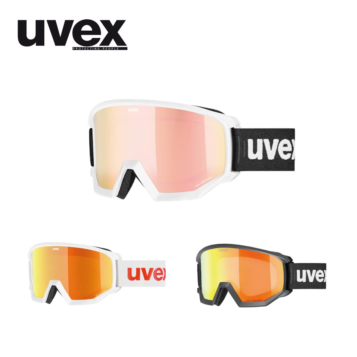 【新款预售】UVEX〔滑雪镜〕＜2027＞athletic CV【Mirror】【eyeglass compatible】