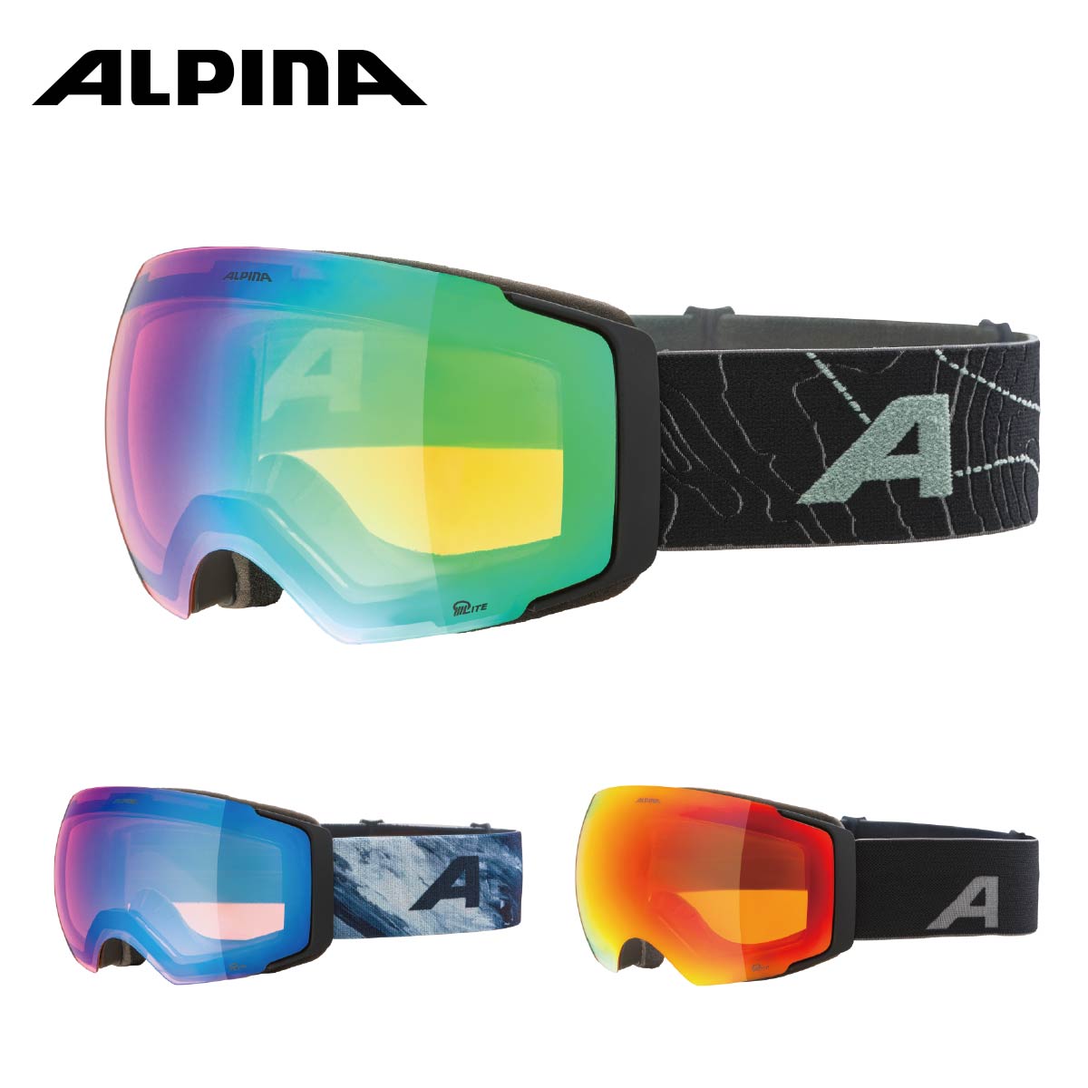 【新款預售】ALPINA〔滑雪鏡〕＜2027＞FALERA MAG Q-LITE【Mirror】【eyeglass compatible】【With spare lens】【With Hard Case】