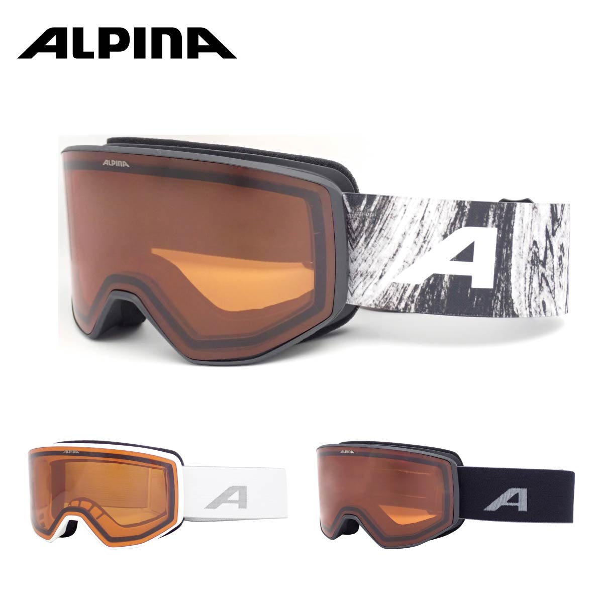 【新款預售】ALPINA〔滑雪鏡〕＜2027＞VENET【eyeglass compatible】