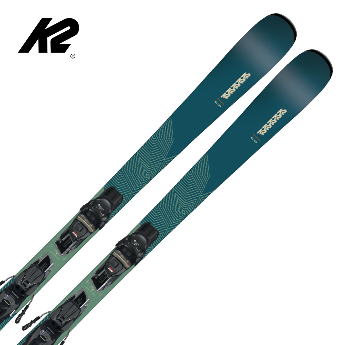 【新款预售】【特殊原因不能发中国】K2〔滑雪板 女款〕＜2027＞BLUR 76 W + M3 10 COMPACT QC:BLACK / KS25128200