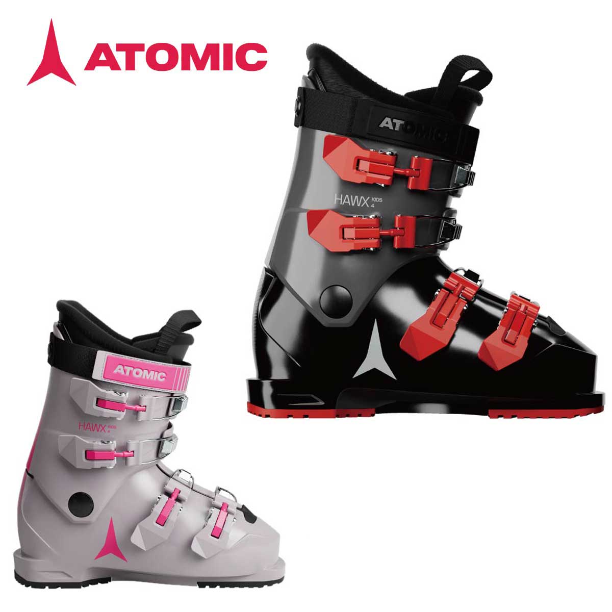 【新款预售】ATOMIC〔滑雪鞋 儿童 少年〕＜2027＞HAWX KIDS 4