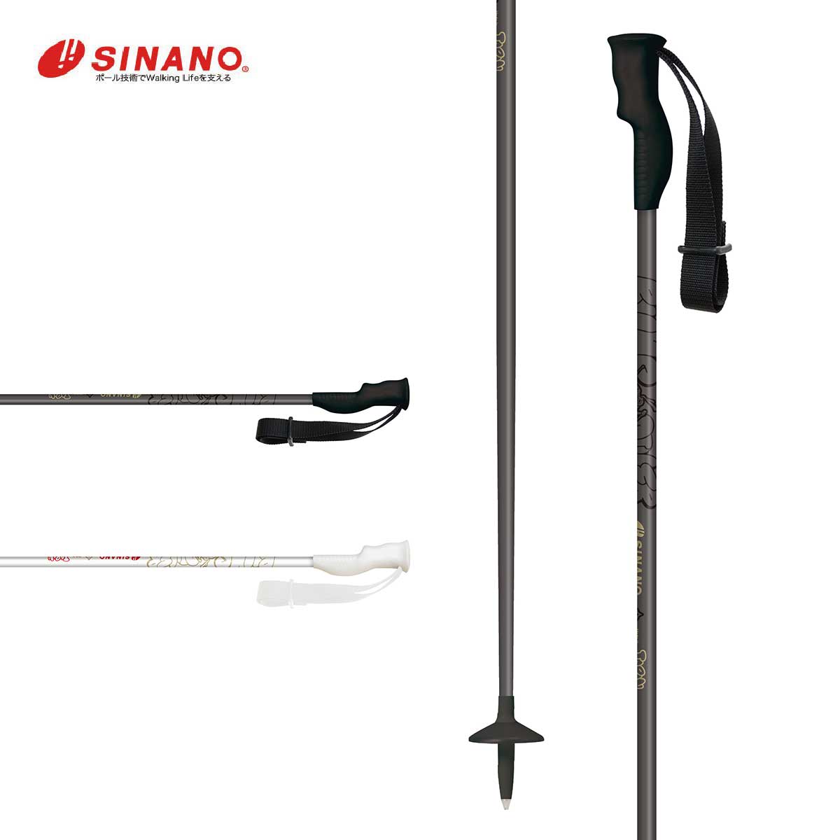 【新款预售】【特殊原因不能发海外】SINANO〔滑雪杖 碳纤维〕＜2027＞BUMP DIVER / 2073