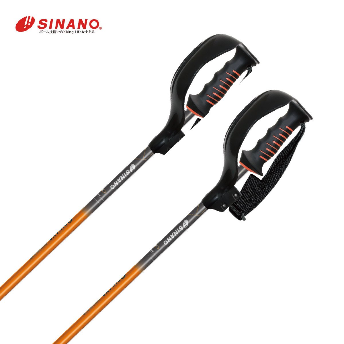【新款预售】【特殊原因不能发海外】SINANO〔滑雪杖 SL 铝制〕＜2027＞SL-18with BOUGU(Punch Guards) / 10714