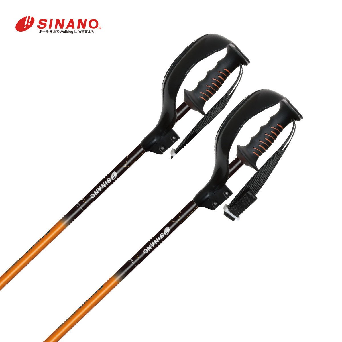 【新款预售】【特殊原因不能发海外】SINANO〔滑雪杖 SL 儿童 少年〕＜2027＞SL-16 with BOUGU(Punch Guards) / 10711