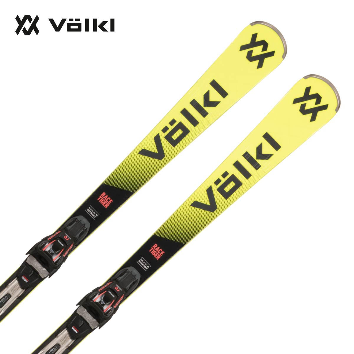 【新款預售】VOLKL〔全能型滑雪板〕＜2027＞RACETIGER SL + RMOTION-T 12 85MM BLACK/FLO-RED / V2610004 /