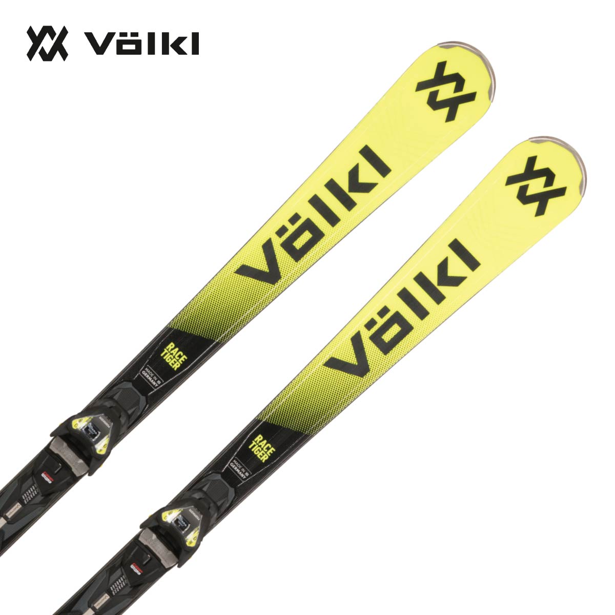 【新款預售】VOLKL〔全能型滑雪板〕＜2027＞RACETIGER SC + VMOTION 12 YELLOW 90MM BLK/YELLOW / V2610008 /