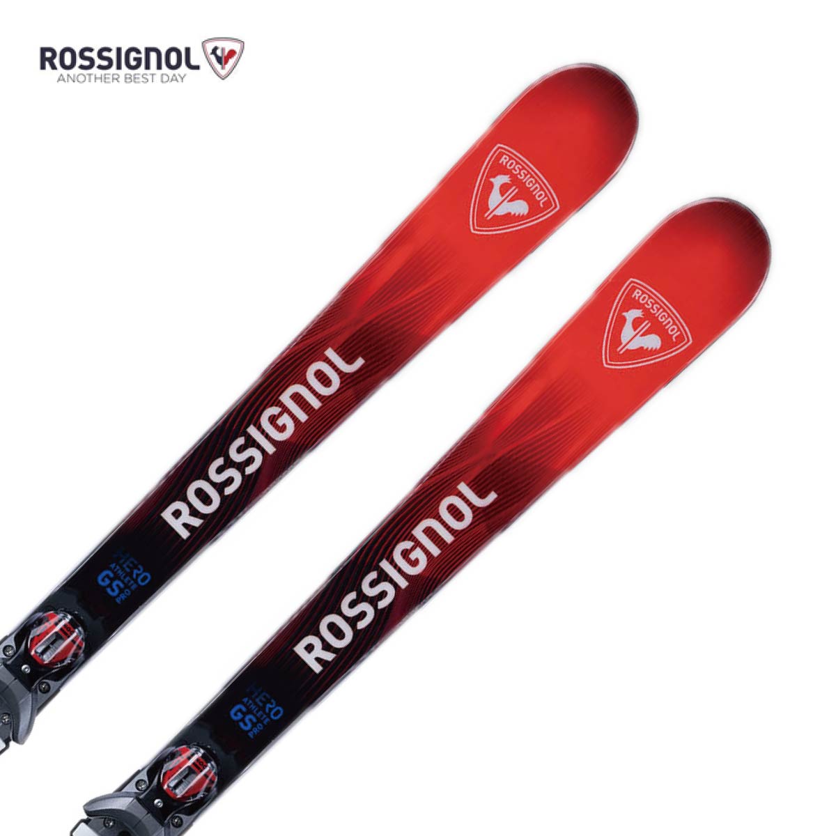 【新款預售】ROSSIGNOL〔競技滑雪板 兒童 少年〕＜2027＞HERO ATHLETE GS PRO 134-164 R21 PRO + NX 7 GW B73 SILVER RED / RAPDR01-1