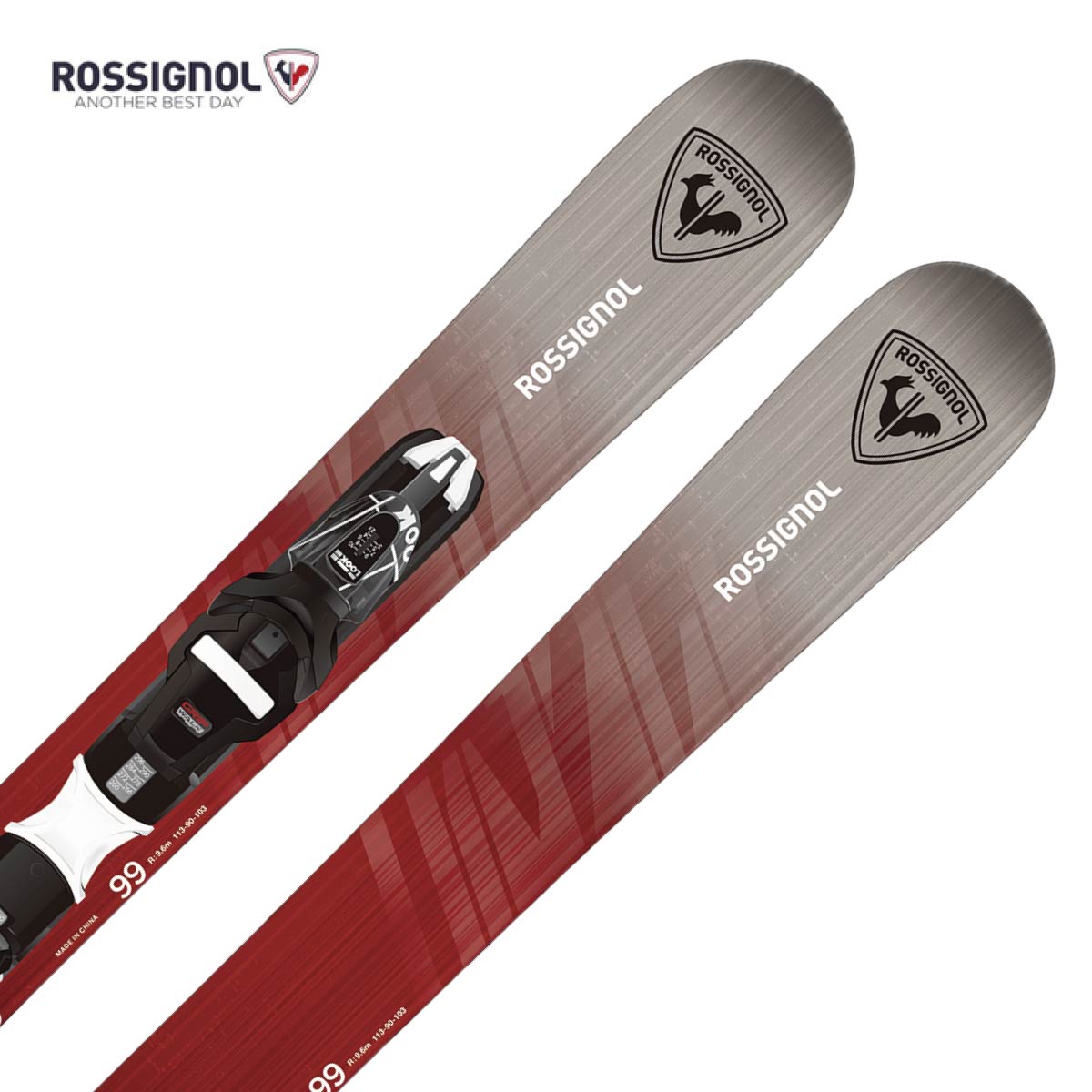 【新款预售】ROSSIGNOL〔滑雪短板〕＜2027＞SUPER VIRAGE MINI + XPRESS 10 GW B93 BLACK / RRPJJ01-099 /