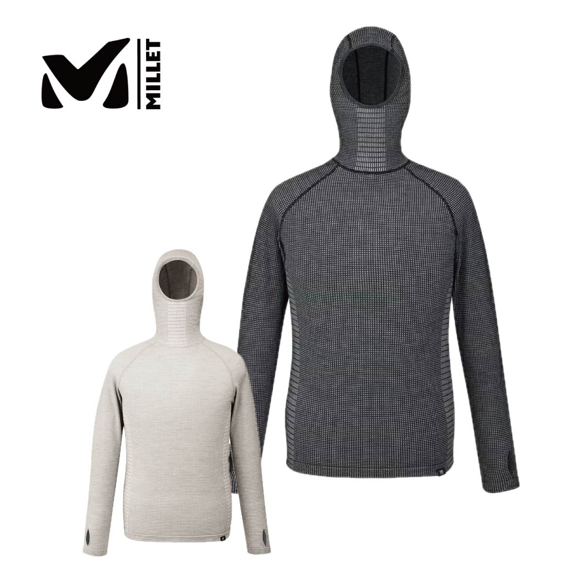 MILLET〔Men's Base layer〕＜2026＞WAFFLE WOOL HD M / MIV01904