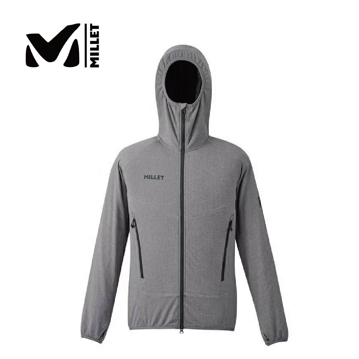 MILLET〔中層衣 男款〕＜2026＞DRY GRID HOODIE M / MIV02040