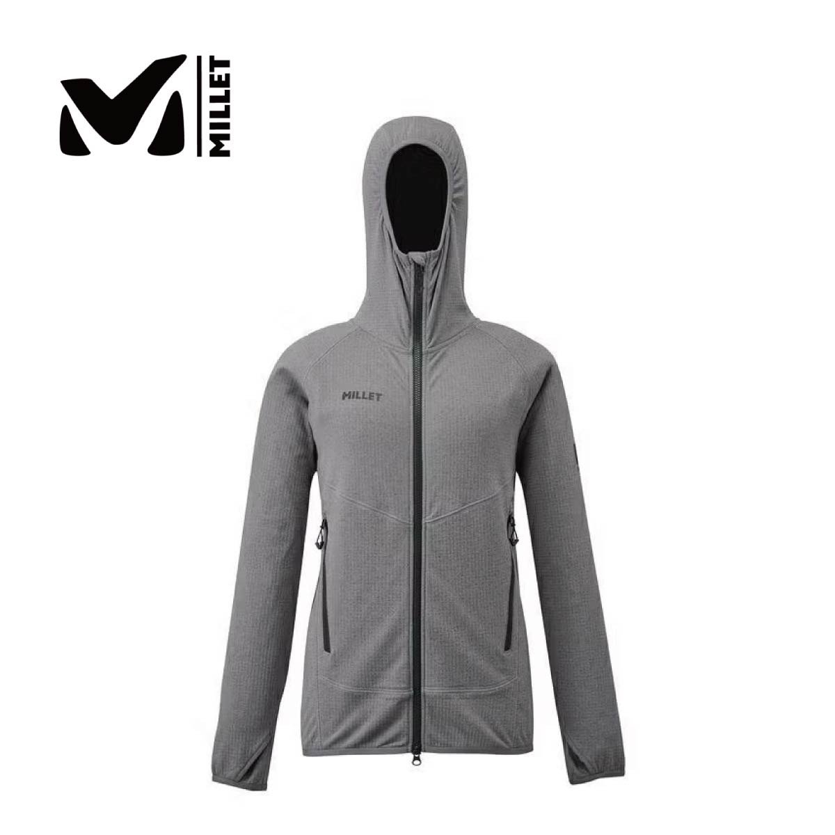 MILLET〔中層衣 女款〕＜2026＞DRY GRID HOODIE W / MIV02046