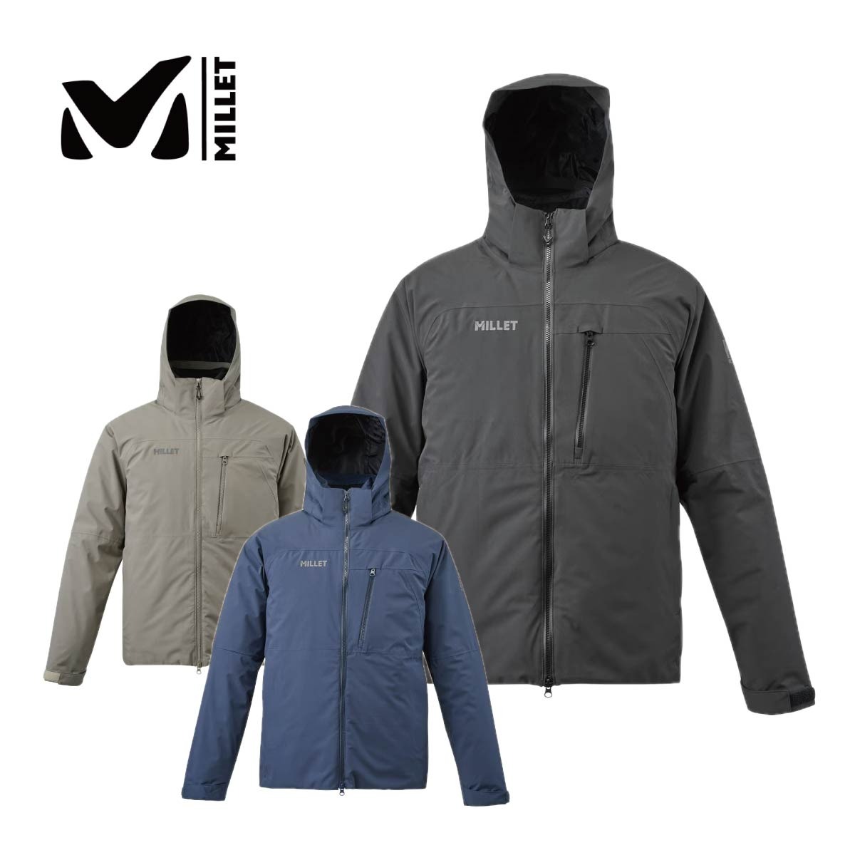 MILLET〔滑雪服 上衣 男款〕＜2026＞POBEDA 3 IN 1 JKT M / MIV03122